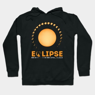 TOTAL ECLIPSE 2024 MOON TIME Hoodie